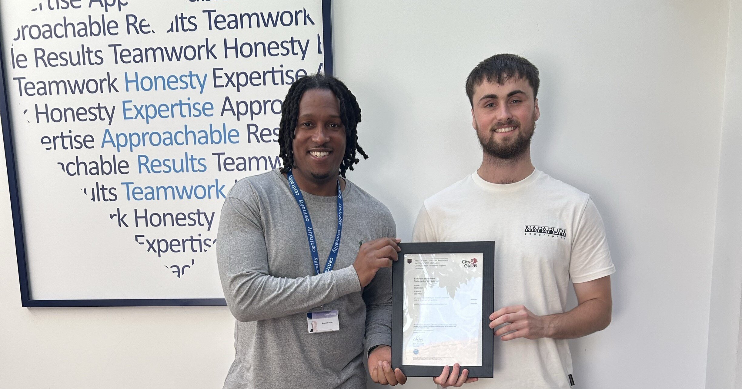 Milestone Moment: Celebrating Joe’s Apprenticeship Success